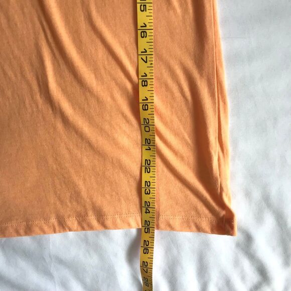 Aeropostale Aero Raised Logo Classic Crew Tee T Shirt Pale Orange Women's M NWT - Picture 9 of 10